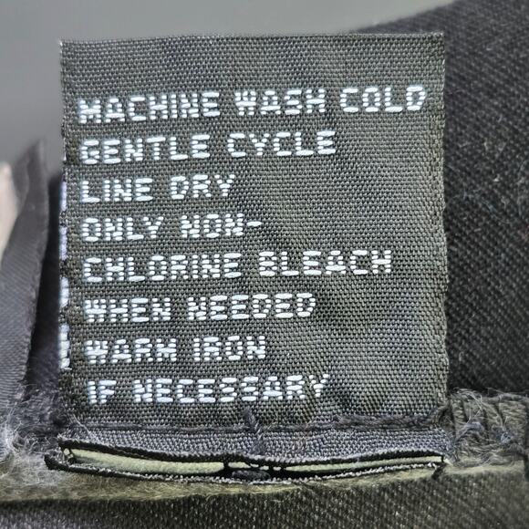 Requirements Pants Womens Plus Size 14 Black Microfiber Suede Gothic Minimalist - Picture 4 of 10